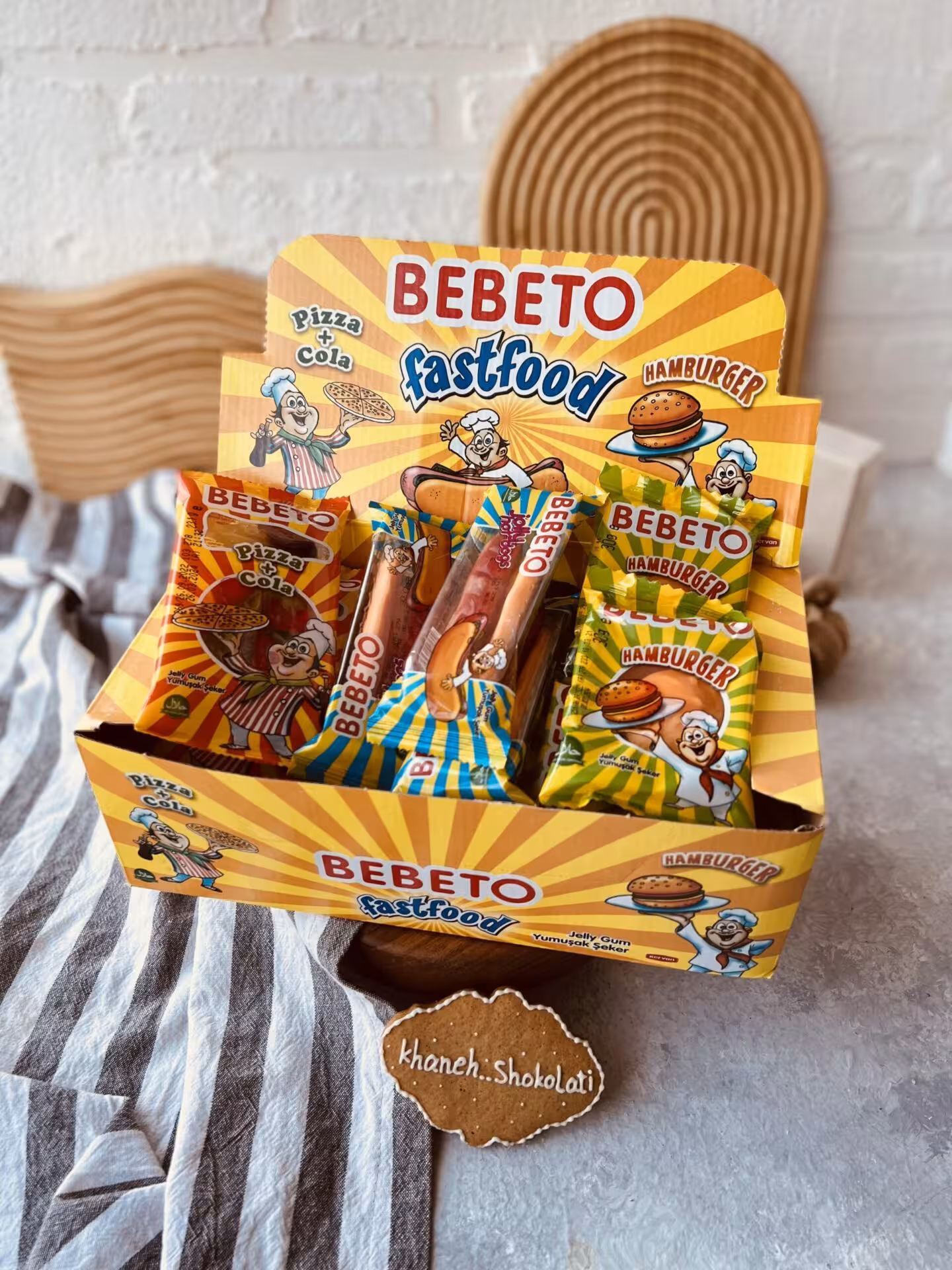پاستیل فست فود BEBETO