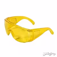 عینک ایمنی بغل دار زرد رنگ رونیکس مدل RH-9024