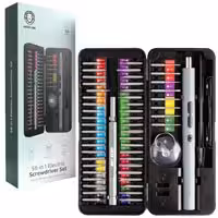 پیچ گوشتی شارژی بهمراه 58عدد سری مختلف Green lion 58in1 Electric