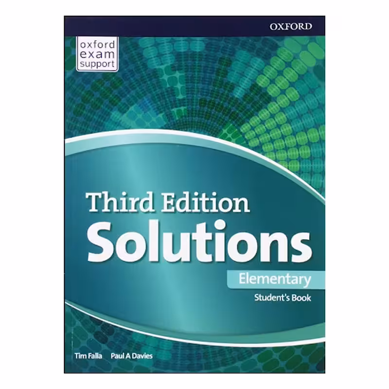 کتاب Solutions Elementary 3rd Edition اثر Paul A.Davies and Tim Falla انتشارات آکسفورد