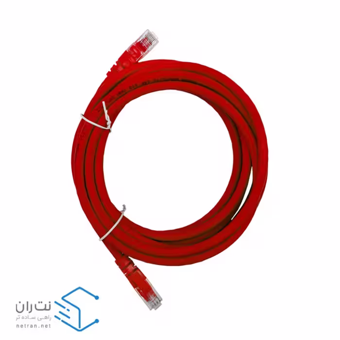 قیمت و خرید پچ کورد لگراند Cat6 UTP با روکش PVC رنگ قرمز 3 متری | نت ران