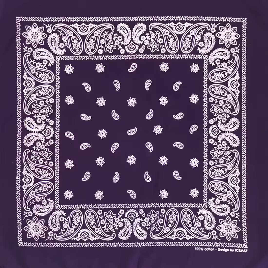 دستمال سر اسپرت دخترانه بته جقه | باندانا بنفش