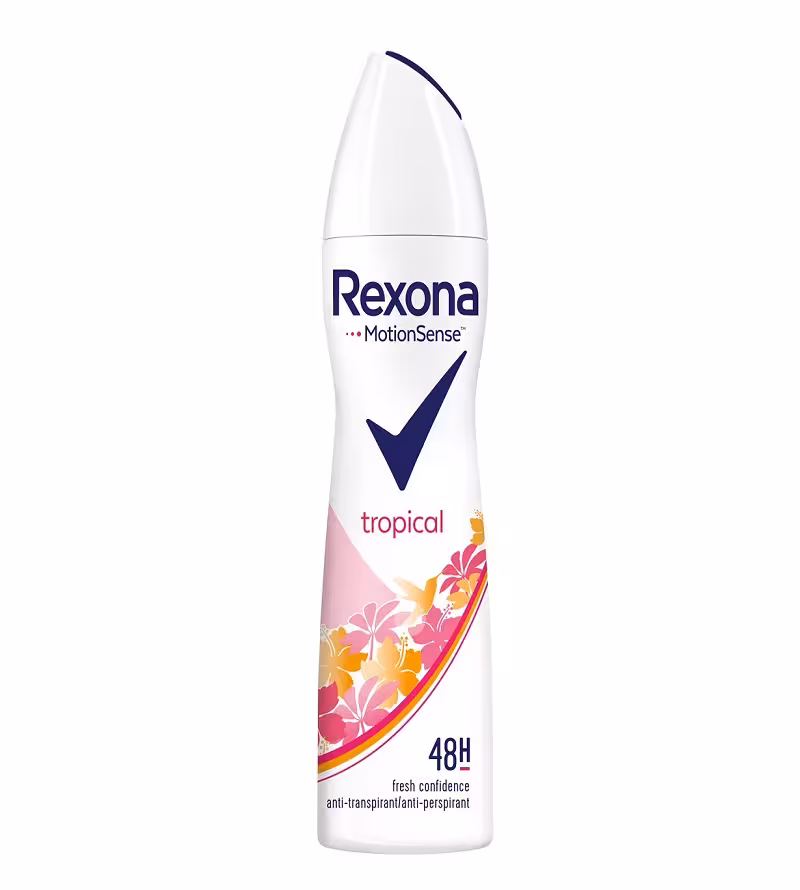 اسپری ضد تعریق زنانه رکسونا مدل tropical حجم 200 میل