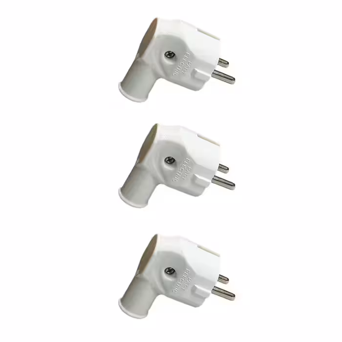 دوشاخه برق پارت الکتریک مدل ارت دار بسته 3 عددی