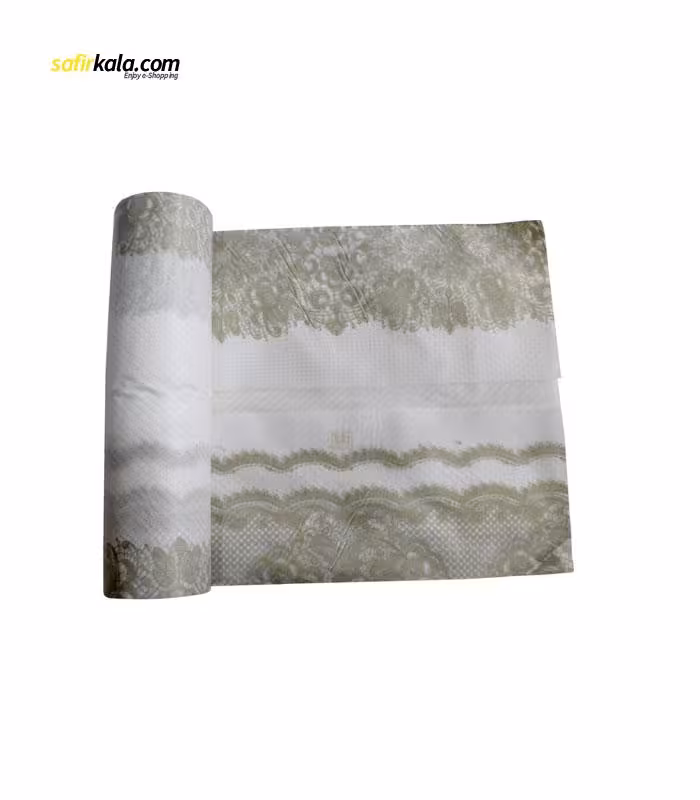 سفره یکبار مصرف کوالا مدل cotton کد va2000_004 رول 10 متری