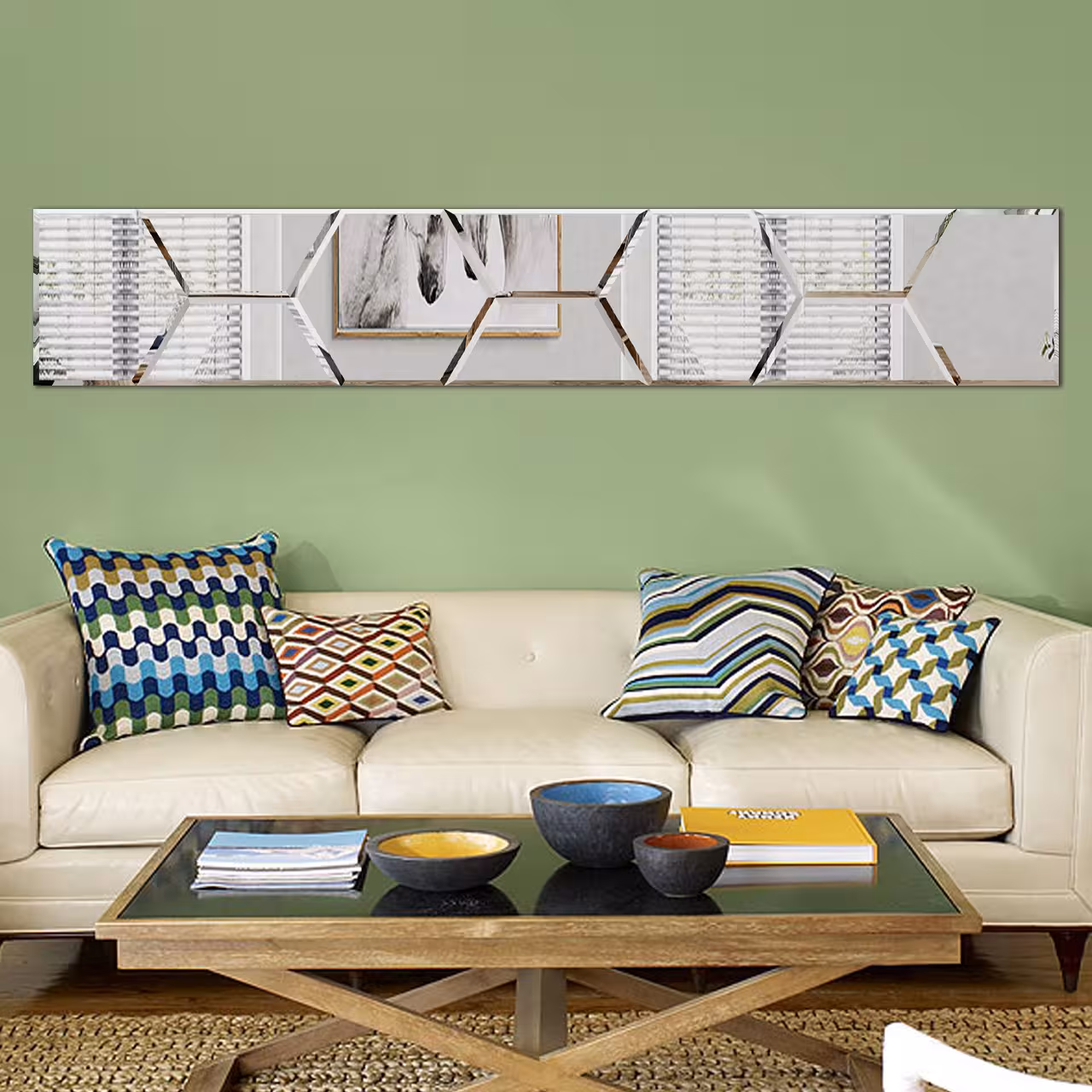 آینه دکوراتیو تجسم مدل 6ZK4L - آینه و روشویی تجسم