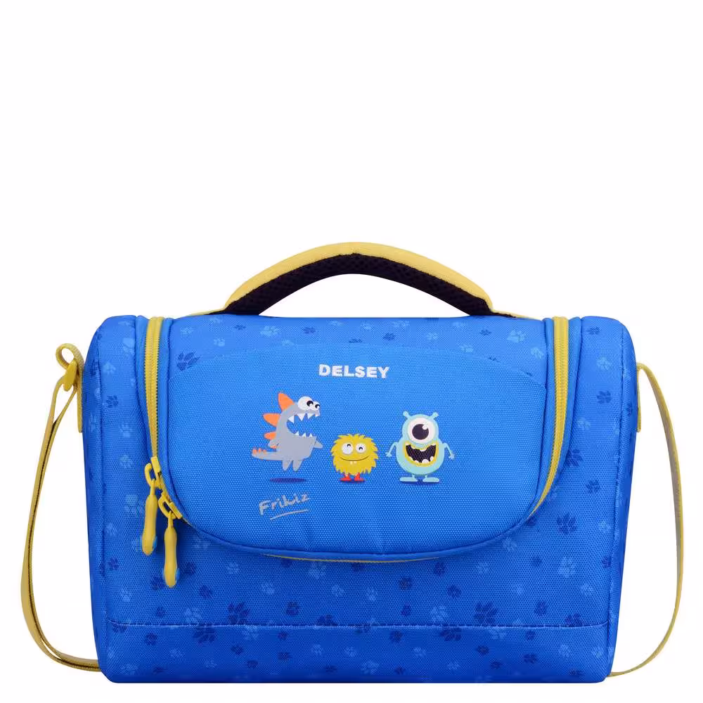 کیف غذا مدرسه ای دلسی مدل آبی هیولا