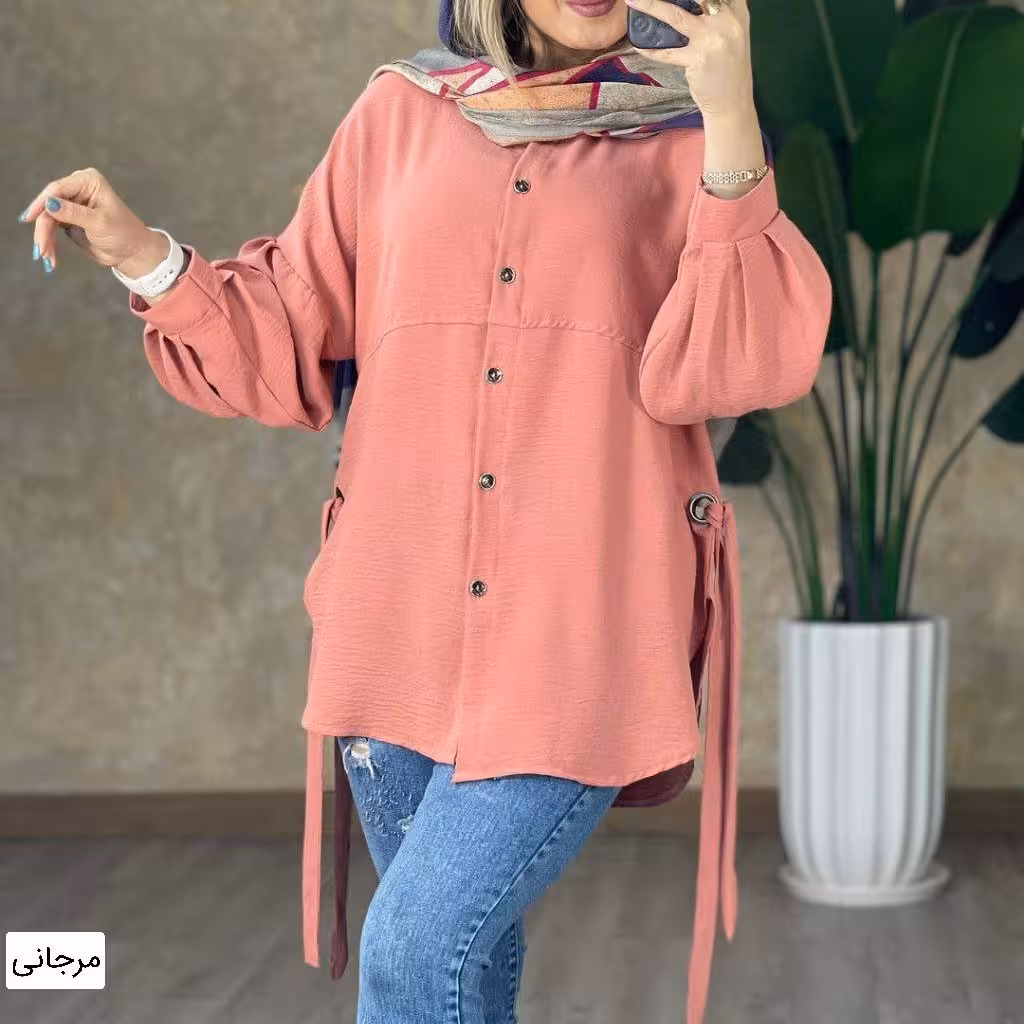 مانتو حلقه ای کوتاه شومیز مجلسی جدید دخترا نه و زنانه