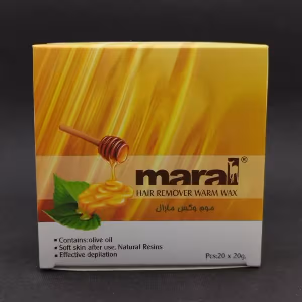 وکس سکه ای عسل مارال بسته 20 عددی