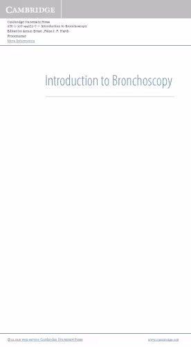 خرید و دانلود نسخه کامل کتاب Introduction to Bronchoscopy
