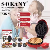 وافل ساز 5 کاره سوکانی- مدل SOKANY SK-08094