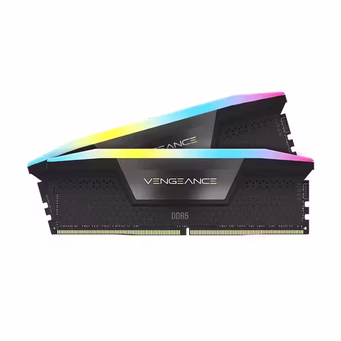 رم کورسیر VENGEANCE RGB 64GB 32GBx2 5200MHz CL40 DDR5 – AMD EXPO