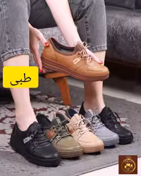 کفش کتونی بندی تمام طبی زنانه ثریا