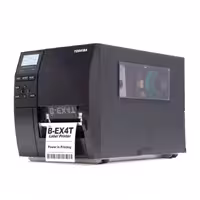 پرینتر لیبل زن توشیبا B-EX4T1 203dpi (USB,LAN)   Rewinder