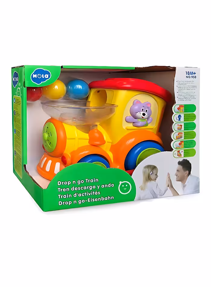 اسباب بازی قطار لوکوموتیو هالی تویز توپی نشکن