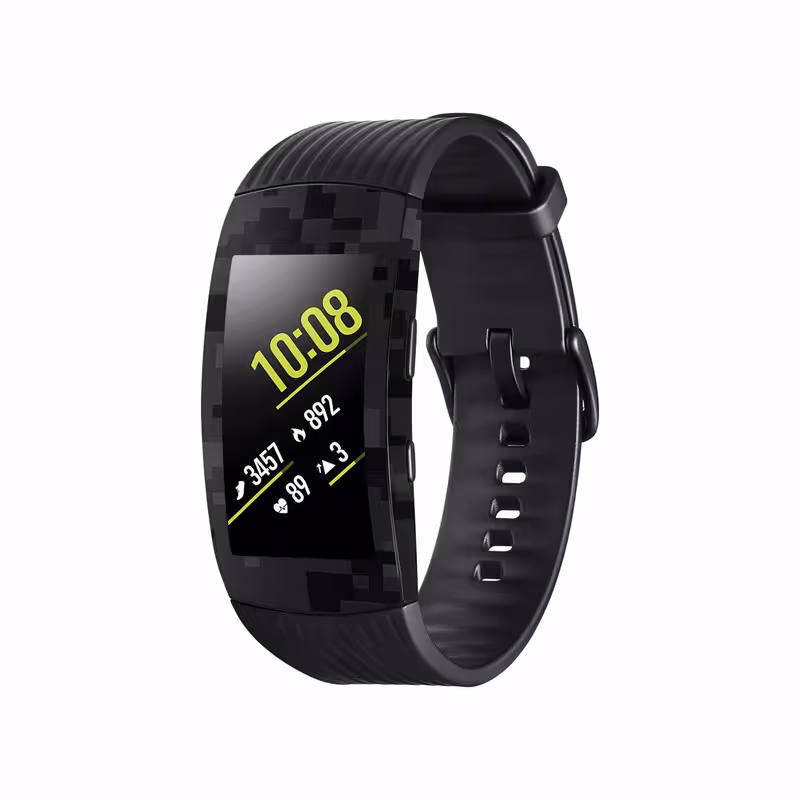 برچسب ماهوت طرح Night-Army-Pixel مناسب برای ساعت هوشمند سامسونگ Galaxy Gear Fit 2 Pro