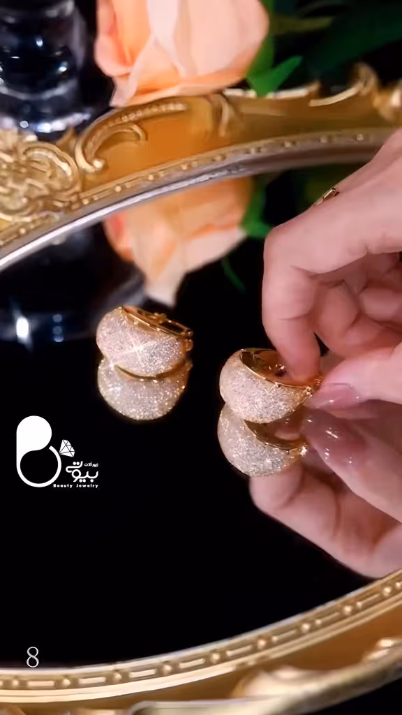 گوشواره کریستالی