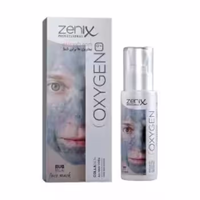 ماسک صورت حبابی اکسیژنه زنیکس zenix حاوی کلاژن collagen حجم 70 میل