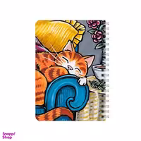 دفترچه یادداشت 80 برگ بامبیلیپ مدل گربه روی مبل راحتی کد 9780724