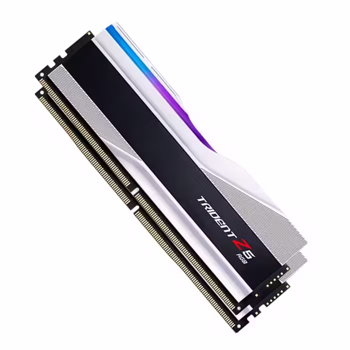 رم جی اسکیل مدل TRIDENT Z5 RGB White DDR5 32GB DUAL 6000MHz CL36