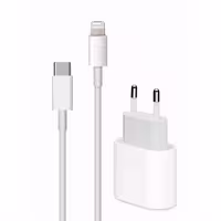 شارژر دیواری 20 وات دبلیو یو دبلیو مدل IPHONE 14 به همراه کابل تبدیل لایتنینگ | کالا مکس