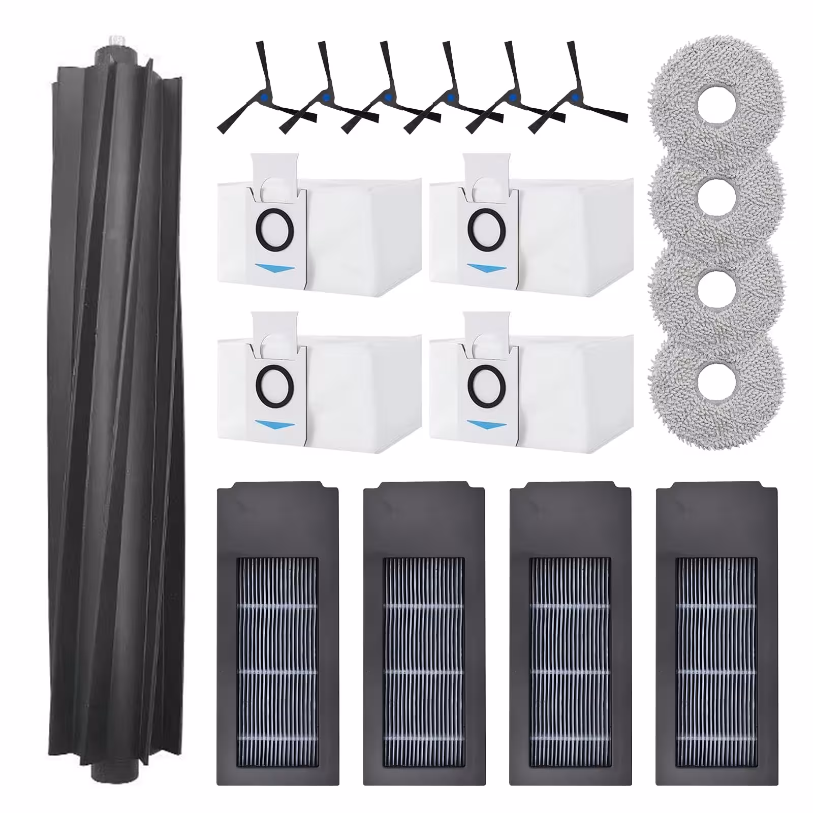 پک اکسسوری 17 عددی جارو رباتیک اکووکس مناسب مدل ECOVACS DEEBOT X2 Omni (ارسال 10الی15روز کاری)