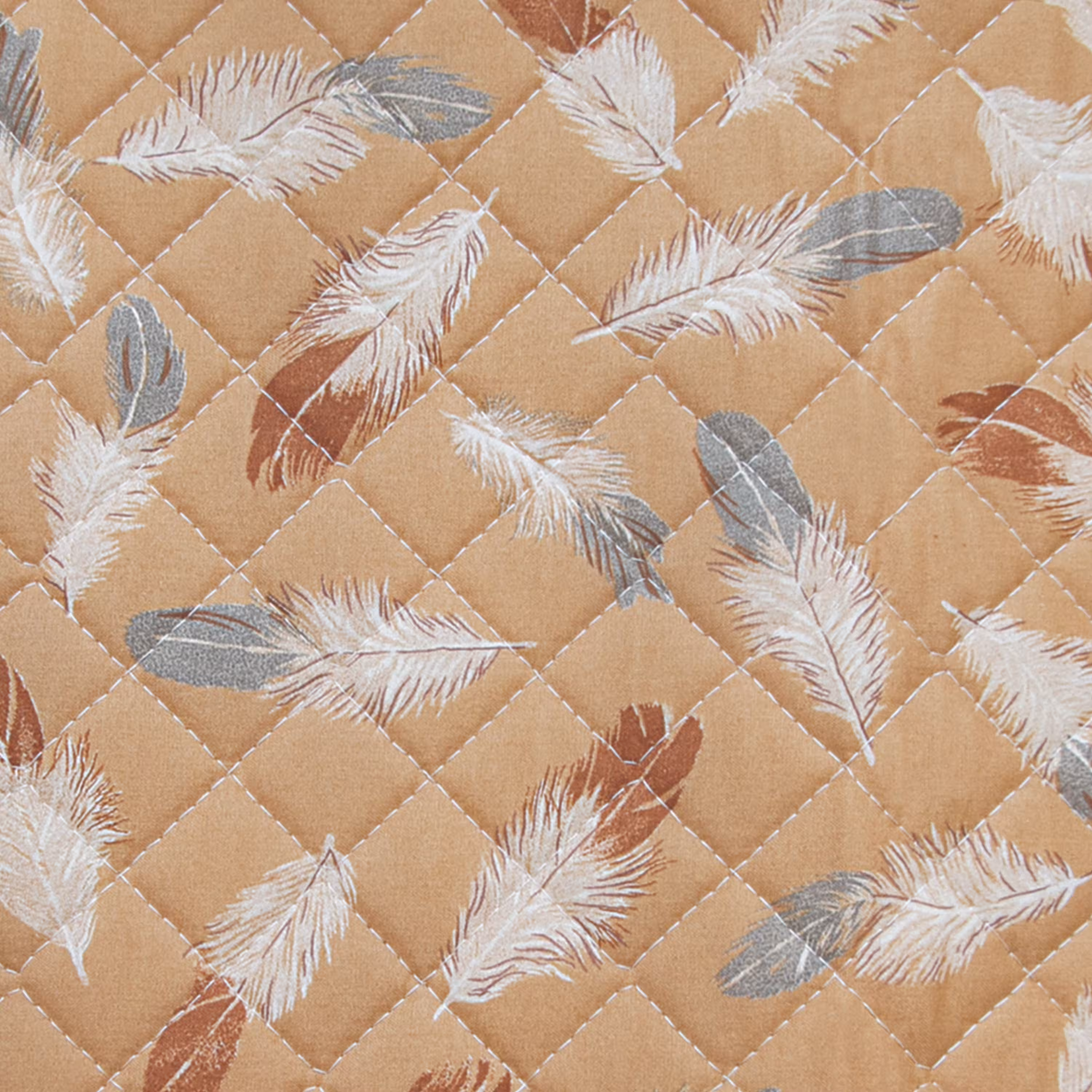 دمکنی سه تایی کشدار چاپی طرح پر