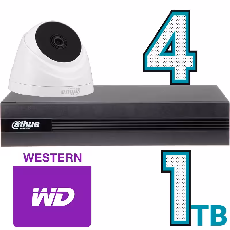 پکیج اقتصادی داهوا 4 کانال 2 مگاپیکسل دام