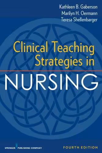 خرید و دانلود نسخه کامل کتاب Clinical Teaching Strategies in Nursing