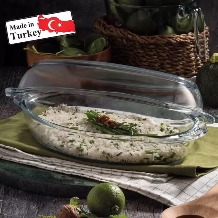 تابه بیضی درب دار بورجام مدل 59062