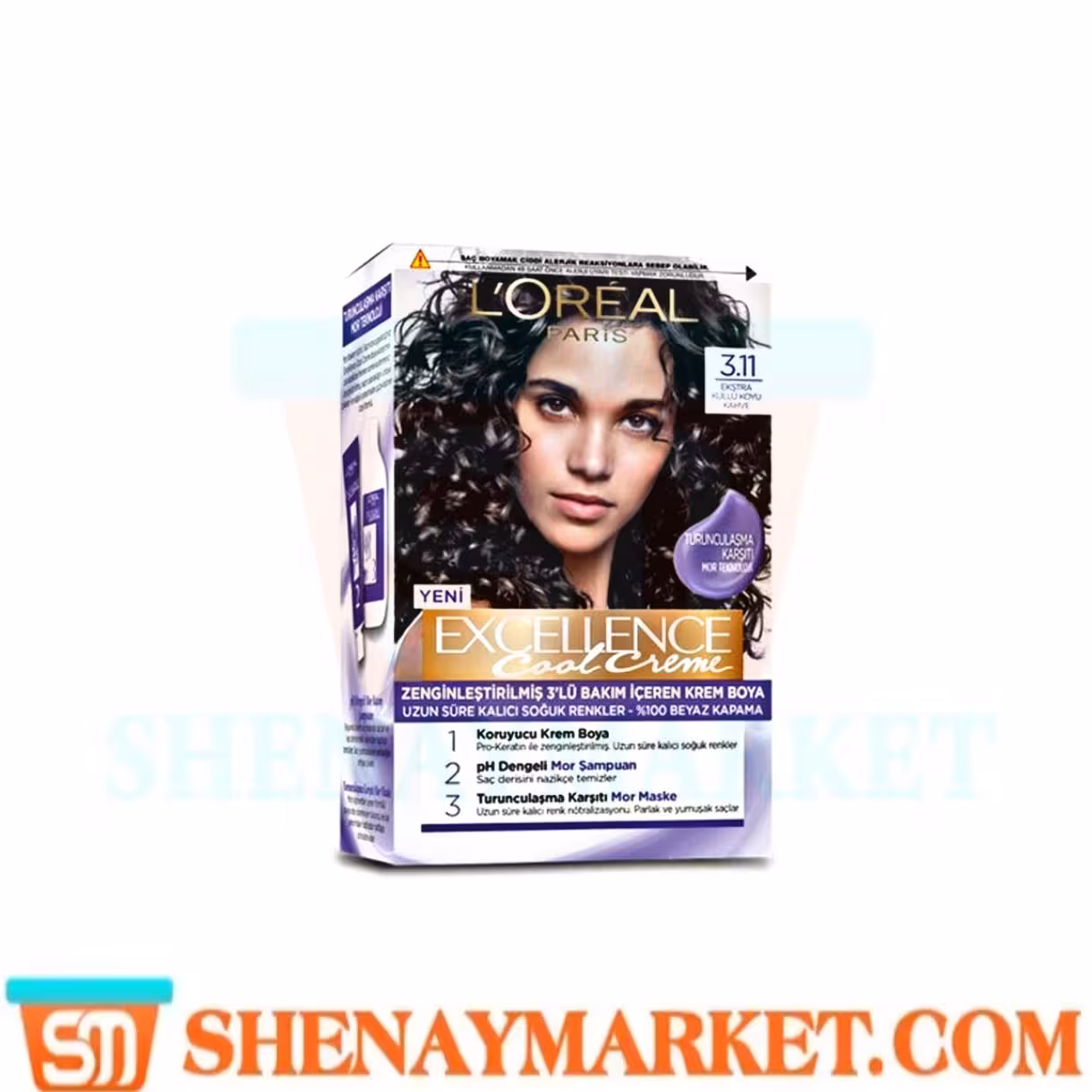 رنگ مو لورآل شماره 3.11