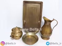 ست سماور برنجی تا 8 لیتر