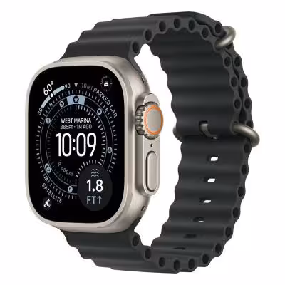 ساعت هوشمند 49 میلی متری اپل مدل Ultra 3 Natural Titanium Case با بند Ocean