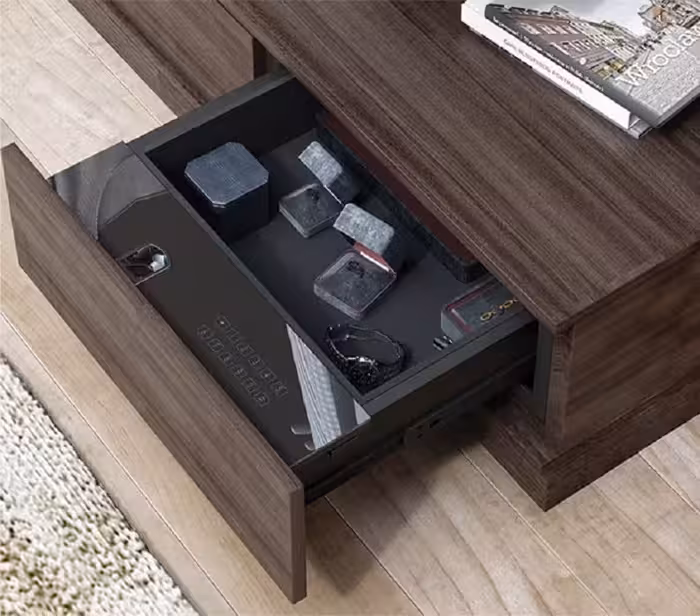 کشو ایمنی داخل کمد و میز با اثر انگشت ارتفاع 15*عمق 40*عرض48 فانتونی کد J407