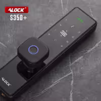 قفل درب هوشمند اثر انگشتی ALOCK مدل S350 Black