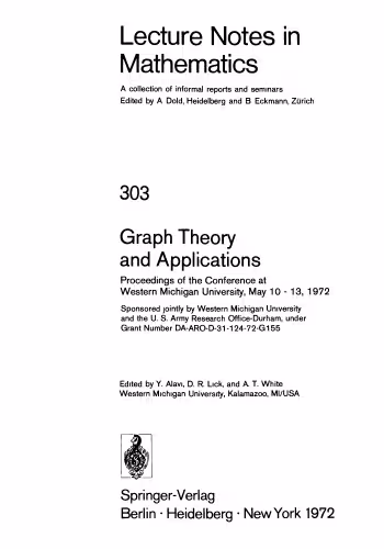 خرید و دانلود نسخه کامل کتاب Graph Theory and Applications