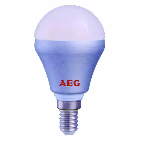 لامپ حبابی سرپیچ شمعی 4 وات AEG مدل Mini 320