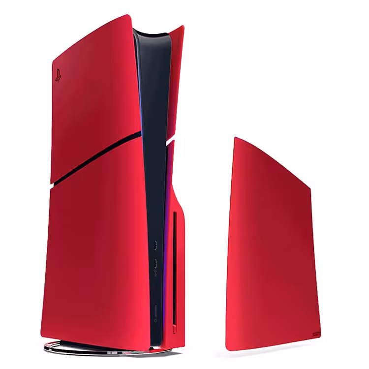PS5 Slim Console Covers – Volcanic Red