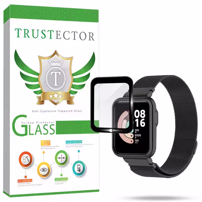 محافظ صفحه نمایش تراستکتور مدل PMMT20 مناسب برای ساعت هوشمند شیائومی Mi Watch Lite | کالا برتری