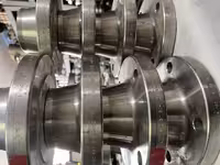 فلنج گلودار "3  دابلکس ریس فیس کلاس 150 رد10 B16  از جنس  A/SA182/F51