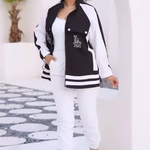 کت پاییزه جنس داکرون دو سایز 2و1 تک رنگ