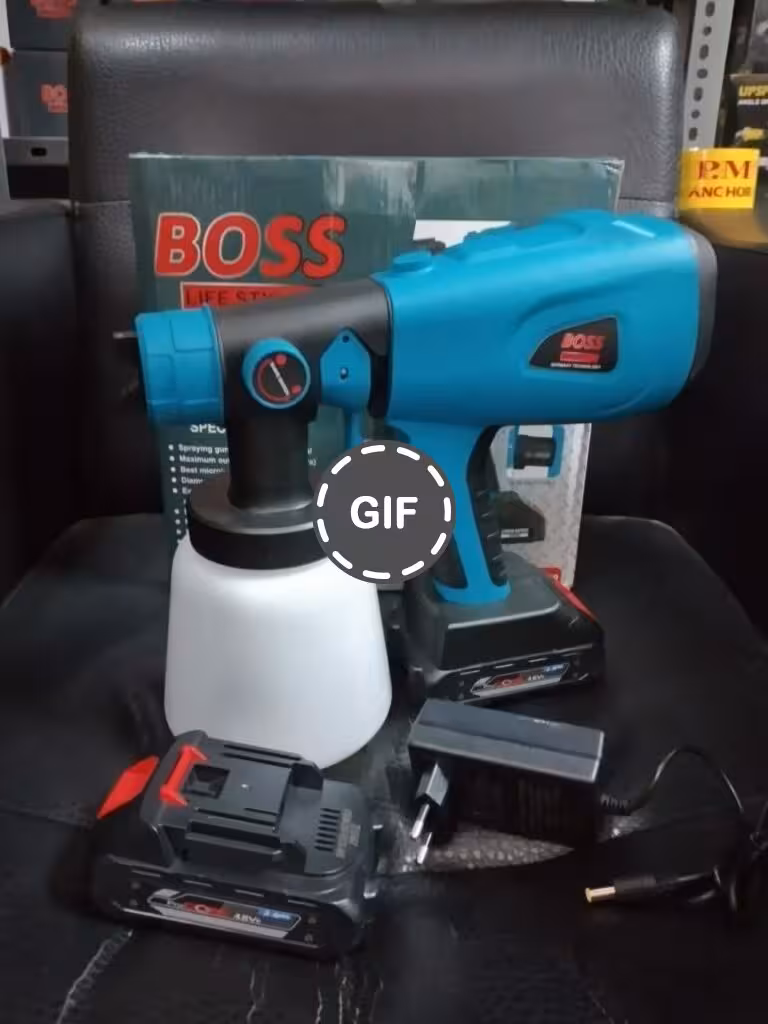 پیستوله رنگ پاش شارژی باس مدل JH180