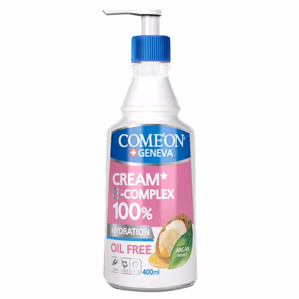 کرم مرطوب کننده کامان مناسب پوست چرب حجم 400 میل