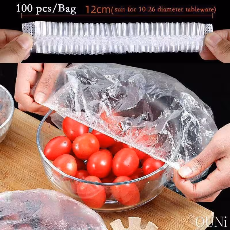 کاور پلاستیکی غذا بسته 100 عددی