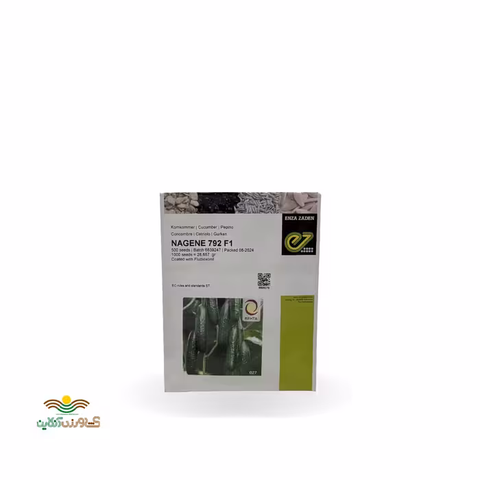 بذر خیار گلخانه ای میان گل ناگین 500 عددی