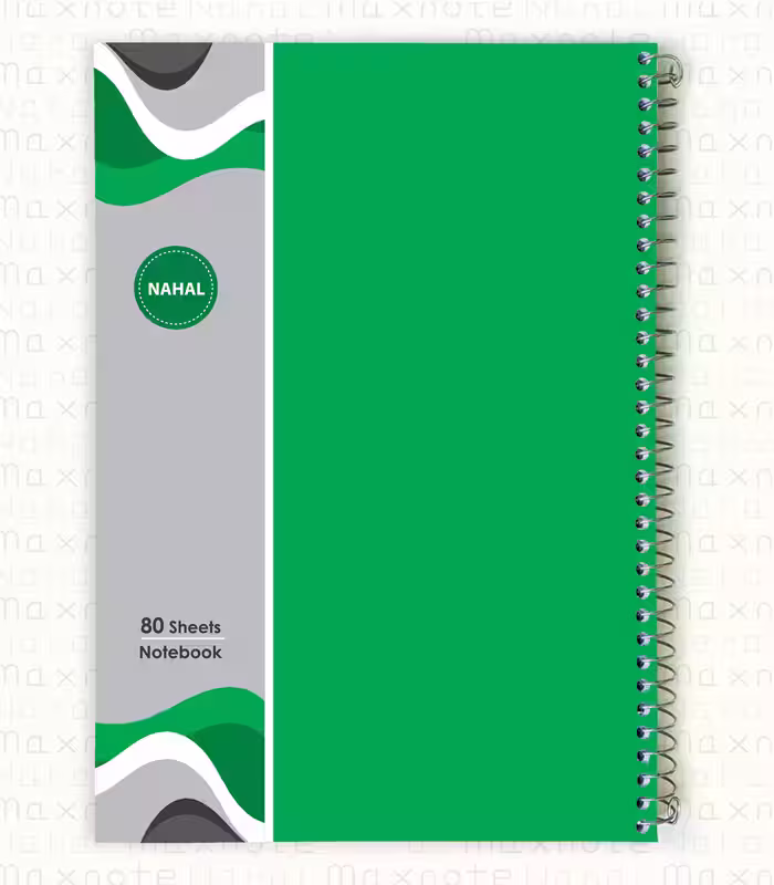 دفتر 80 برگ سیمی کد 3810.طرح 2