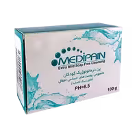 پن درماتولوژیک کودکان Ph 6.5 پوست حساس 100 گرمی مدیپن
