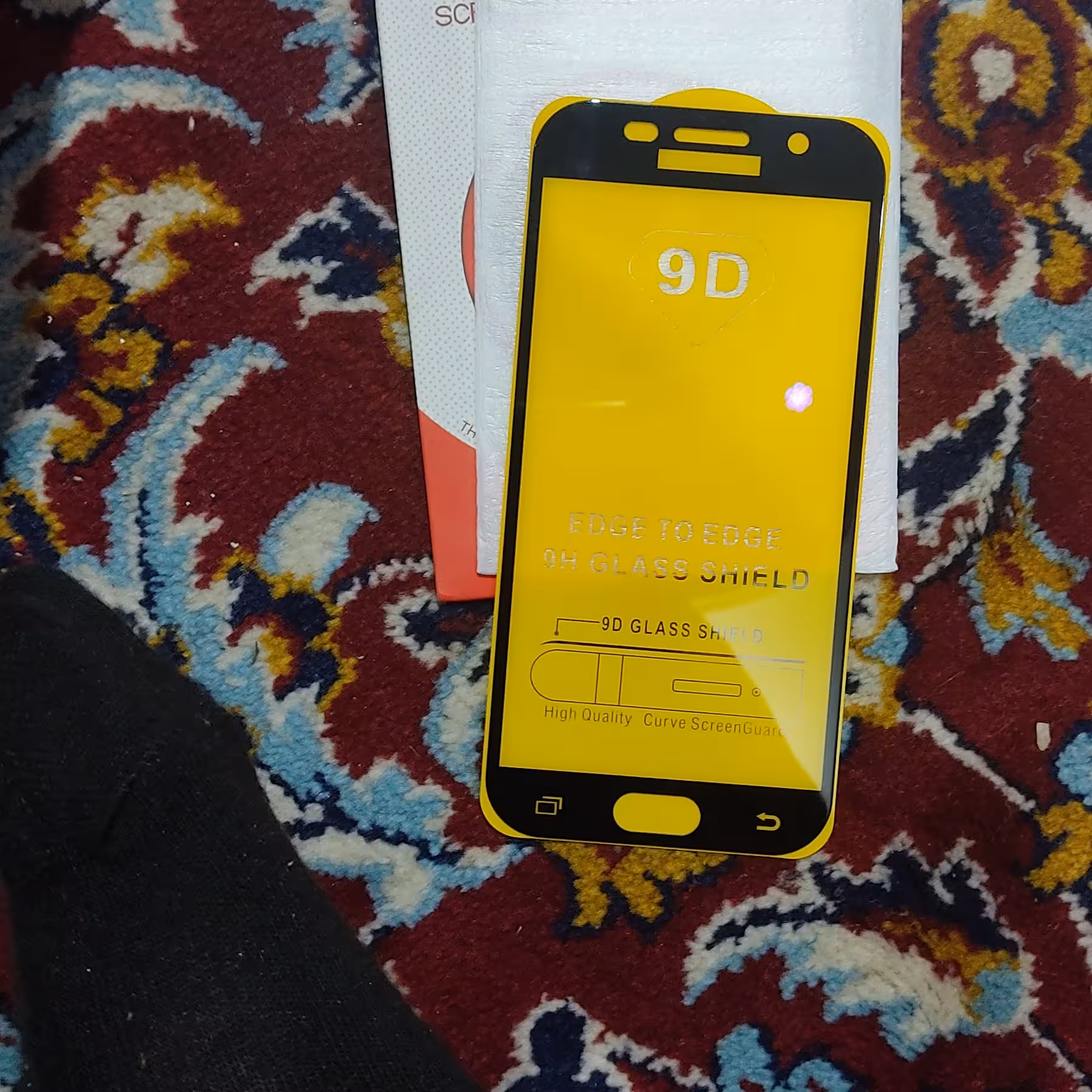 گلس  موبایل سامسونگ A520 مشکی