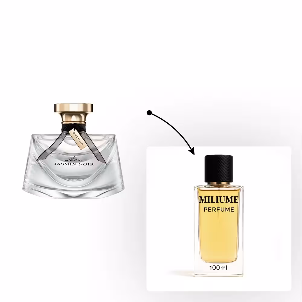 اسانس عطر Bvlgari Mon Jasmin Noir برند sfa - کد 1952 - بولگاری مون جاسمین نویر 100ML - میلیوم پرفیوم