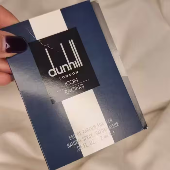 سمپل دانهیل آیکون ریسینگ بلو ( dunhill icon racing blue sample )